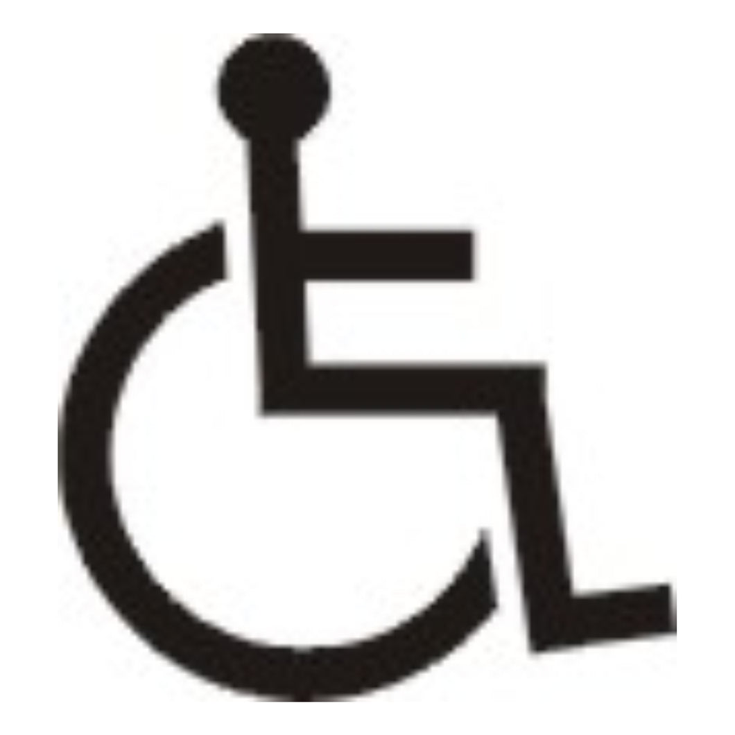 111 - Handicap Symbol Stencil - 24