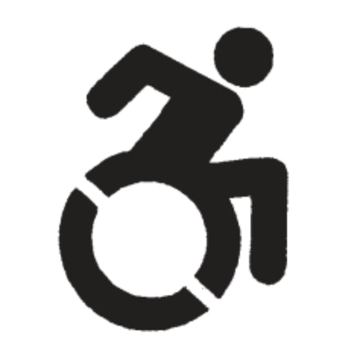 111E -Active Handicap Symbol Stencil - 36