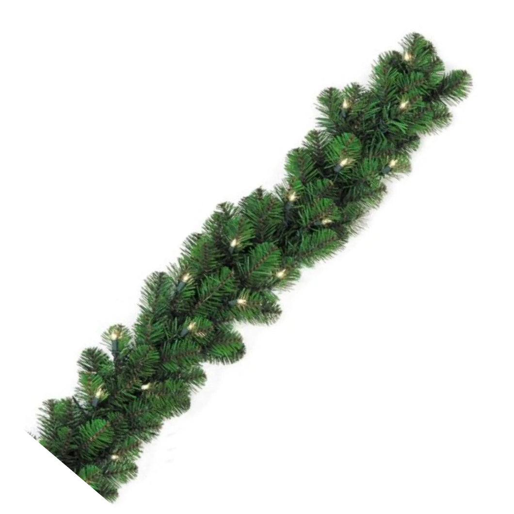 9′ x 10″ Pine Garland – Commercial Grade LED | PK-6