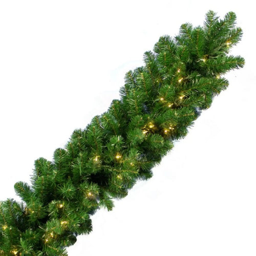 9′ x 14″ Pine Garland – Commercial Grade Multi-LED | PK-6