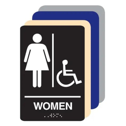 ADA Women's Restroom Handicap Accessible Sign