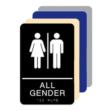 Load image into Gallery viewer, ADA All Gender Restroom Sign