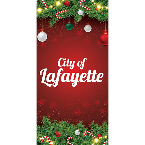 CHR-155 Christmas Pole Banner