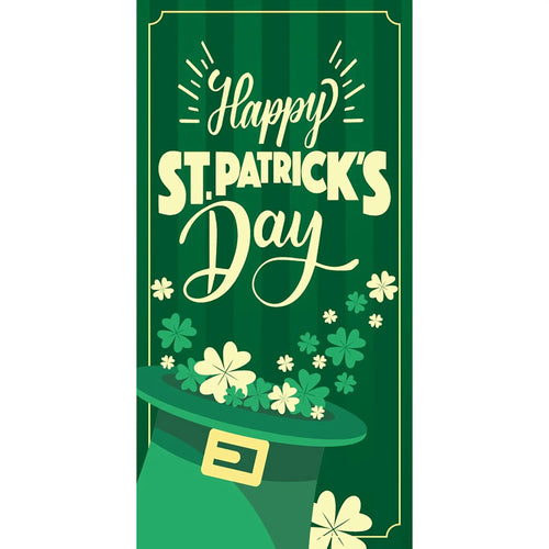 SPD-002 St. Patrick's Day Pole Banner