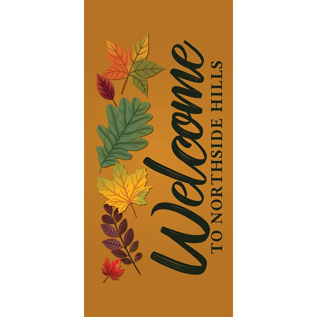 FALL-014 Fall/Autumn Pole Banner