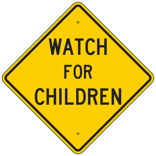 W40-1 Watch Children Sign