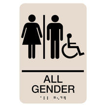 Load image into Gallery viewer, ADA All Gender Restroom Handicap Accessible Sign