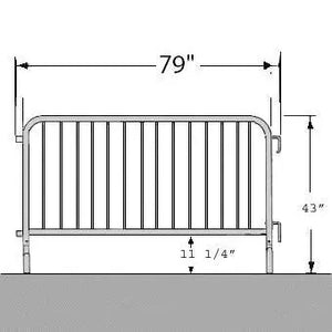 Parade Barricade-Bridge Feet 6'7"x43"