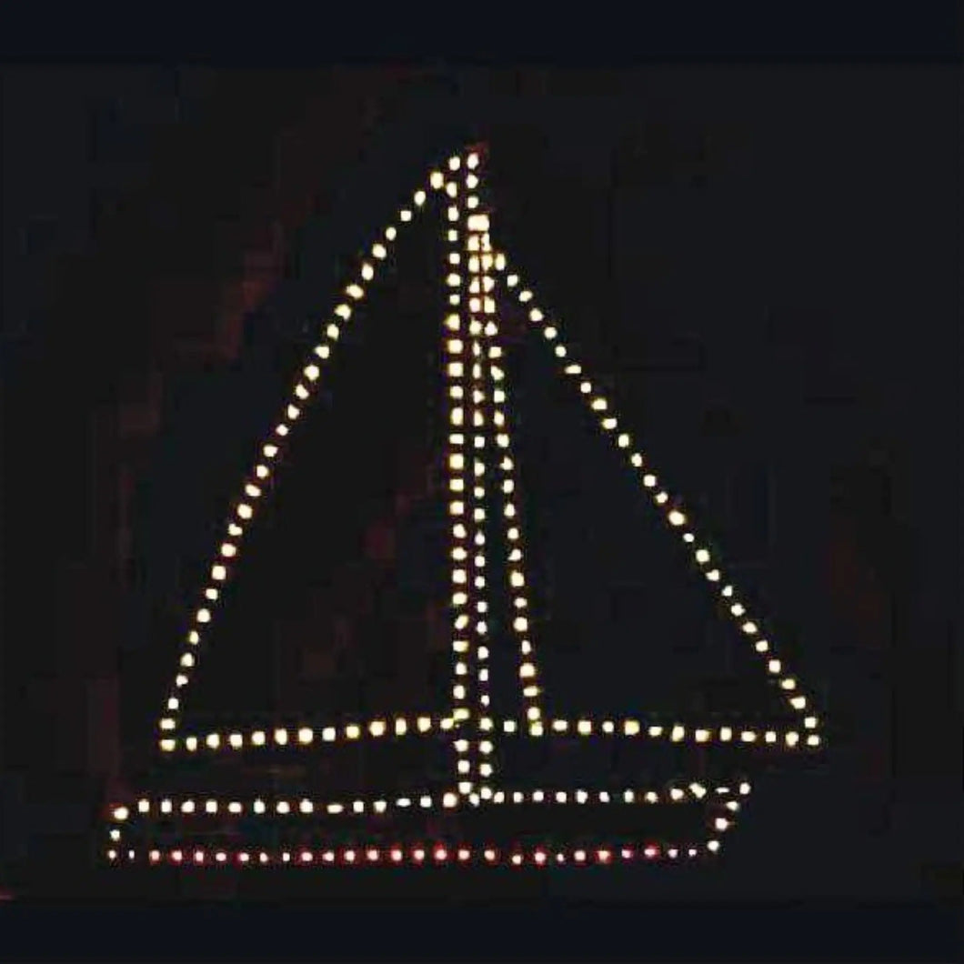 7' Sailboat Yard Decoration