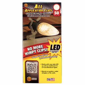 Multi Application Light Clips - Commercial Grade | 500pk