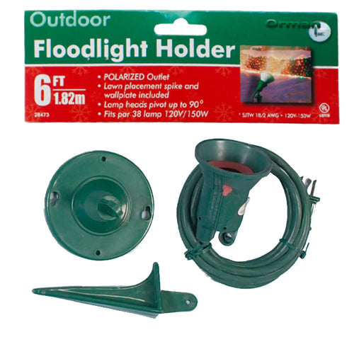 Floodlight Holder with Spike | 6pk