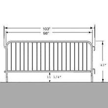 Load image into Gallery viewer, Parade Barricade-Bridge Feet 8&#39;7&quot;x43&quot;