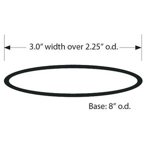 Channelizer FLAT Surface Mounted Post