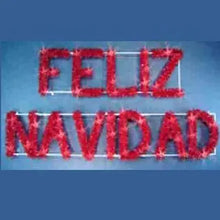 Load image into Gallery viewer, 3&#39;x42&#39; Feliz Navidad Building Front Sign