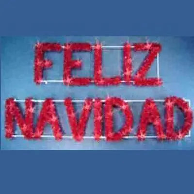 3'x42' Feliz Navidad Building Front Sign