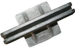 Square Post Cap Bracket - 2" Flat