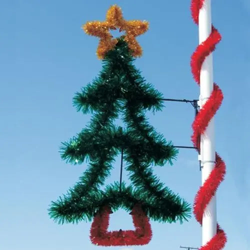 7-1/2' Garland Tree with Garland Star