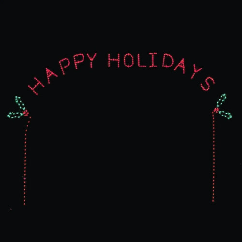 17' x 22' Happy Holidays Arch