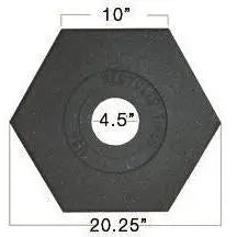 Delineator Rubber Base 12lb