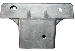 Square Post Cap Bracket - 2" Flat