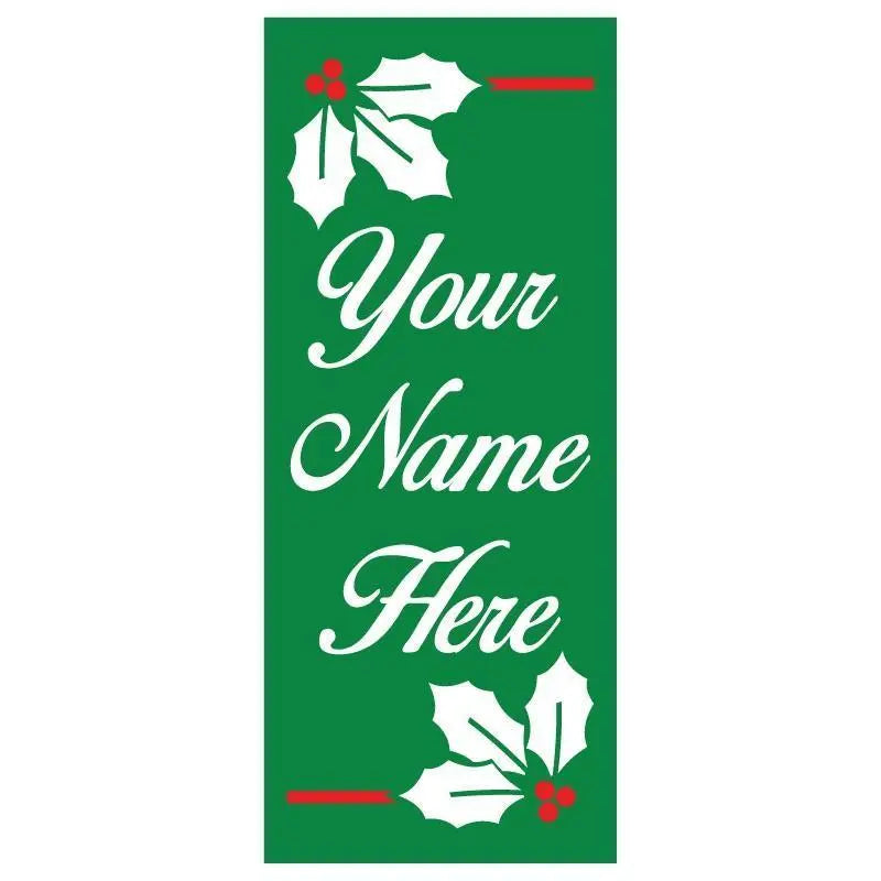 personalized Holly Banner