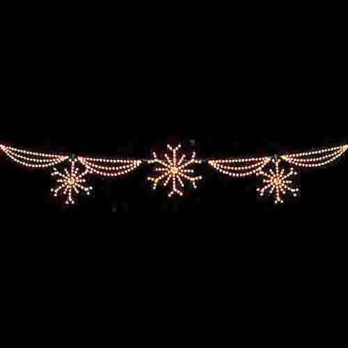 40' Silhouette Deluxe Snowflake Skyline