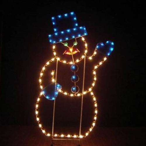 7' Mr. Snowman Yard Decoration