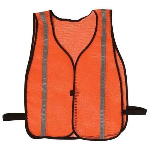 Soft Mesh Vest - Orange - Silver