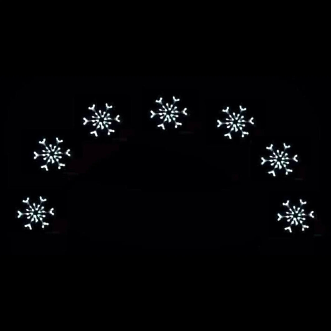 8' x 14' Snowflake Arch Lighted Yard Decoration