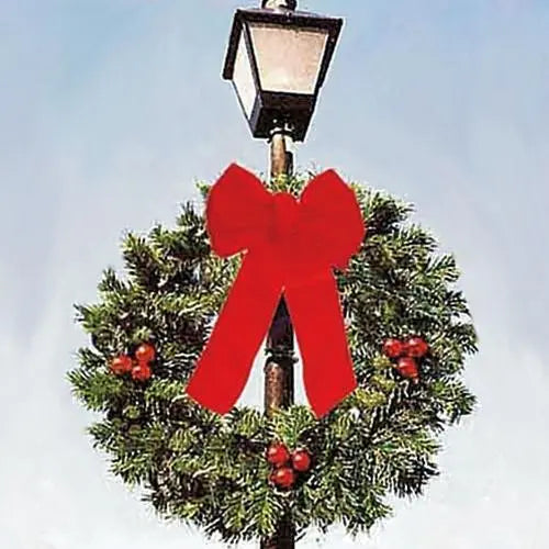 4' Lamp Post Garland Wreath