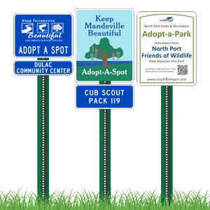 Adopt A Spot Signs