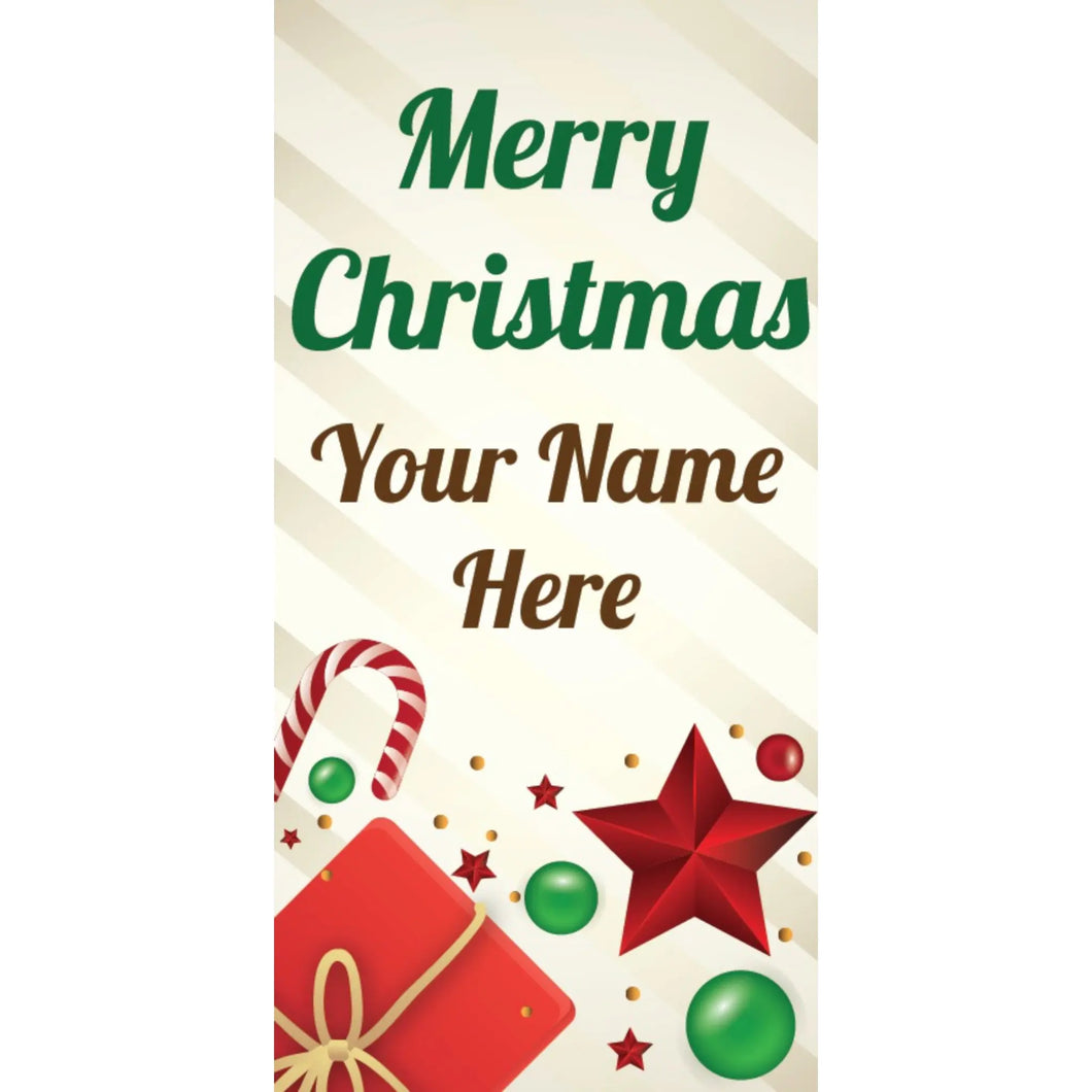 CHR-112 Christmas Pole Banner