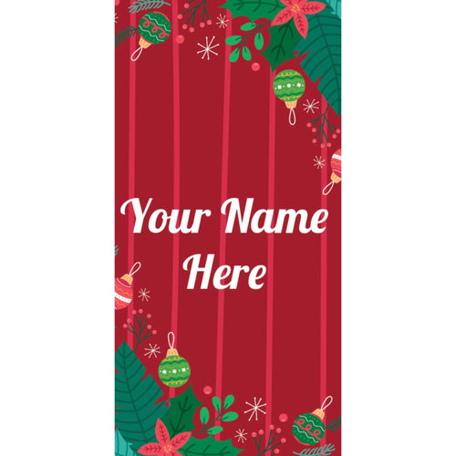 CHR-116 Christmas Pole Banner