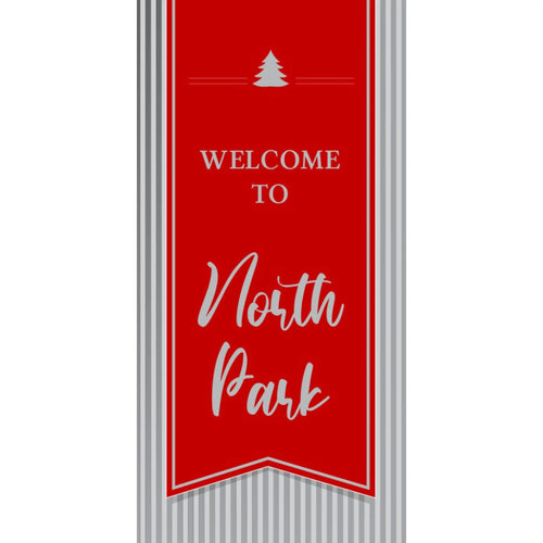 CHR-137A Christmas Pole Banner