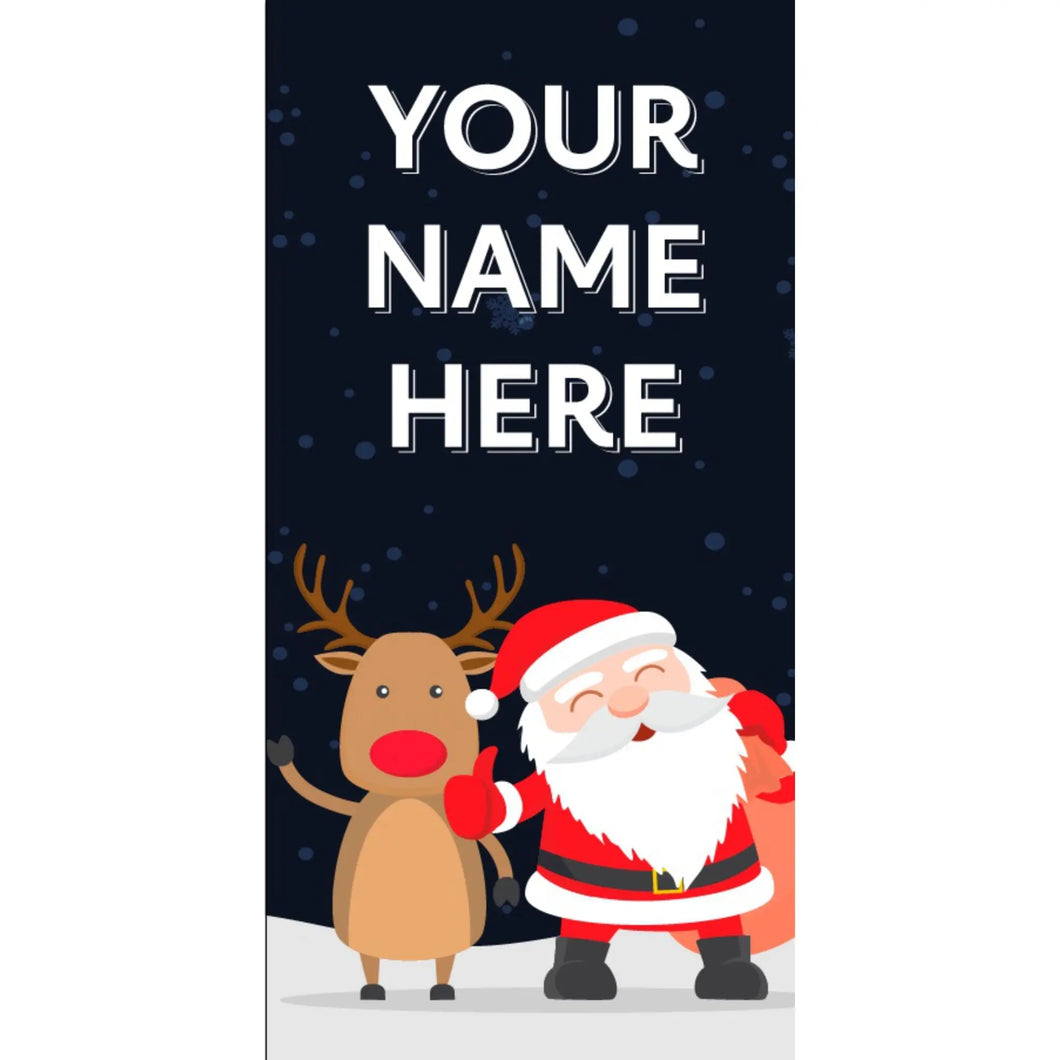 CHR-149 Christmas Pole Banner