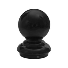 Load image into Gallery viewer, Ball Finial for 4&quot; OD Round Post - Black