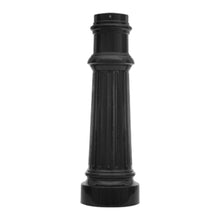 Load image into Gallery viewer, Decorative Two-Piece Base for 4&quot;OD Round Poles - Black