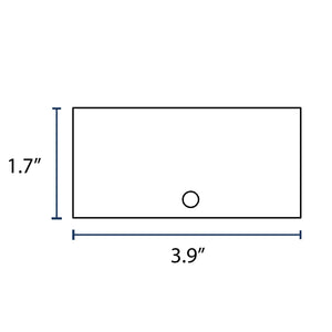 Cap Finial for 3" OD Round Post - Black