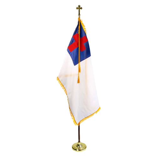 Christian Flag Presentation Set 3'x5' Colonial