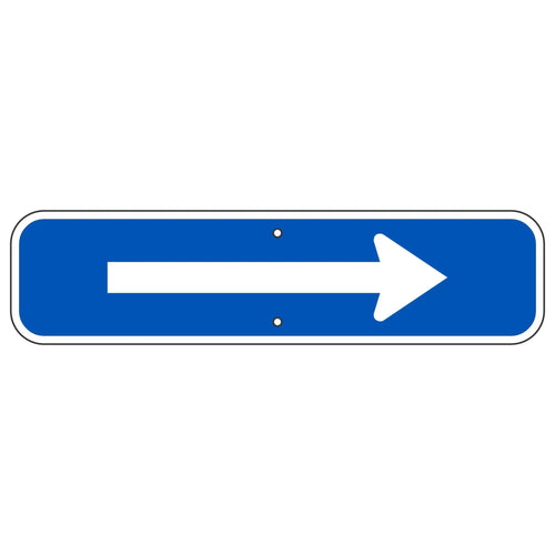 D9-2PB Blue Arrow Sign 24