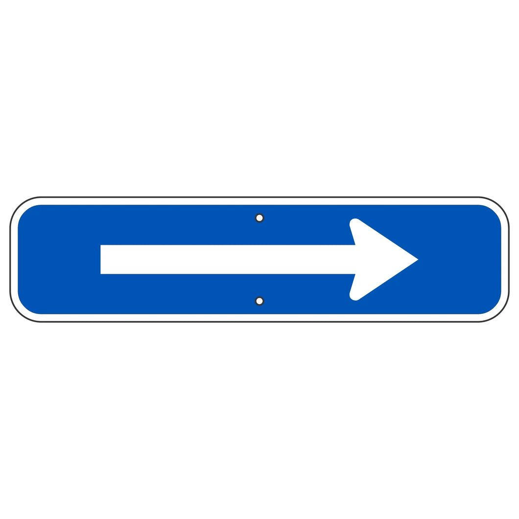 D9-2PB Blue Arrow Sign 24