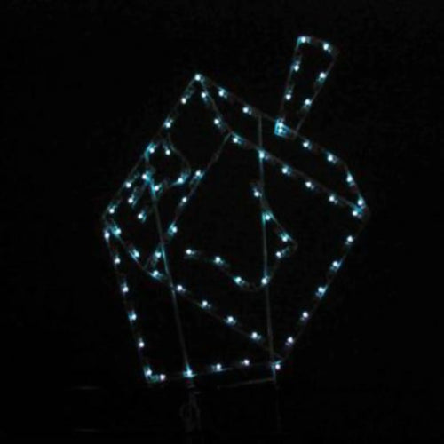 5' Dreidel Lighted Yard Decoration