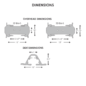 Barrier Mount for 36" & 48" Signs