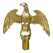 Gold Eagle Topper For American Flag Indoor Presentation Set