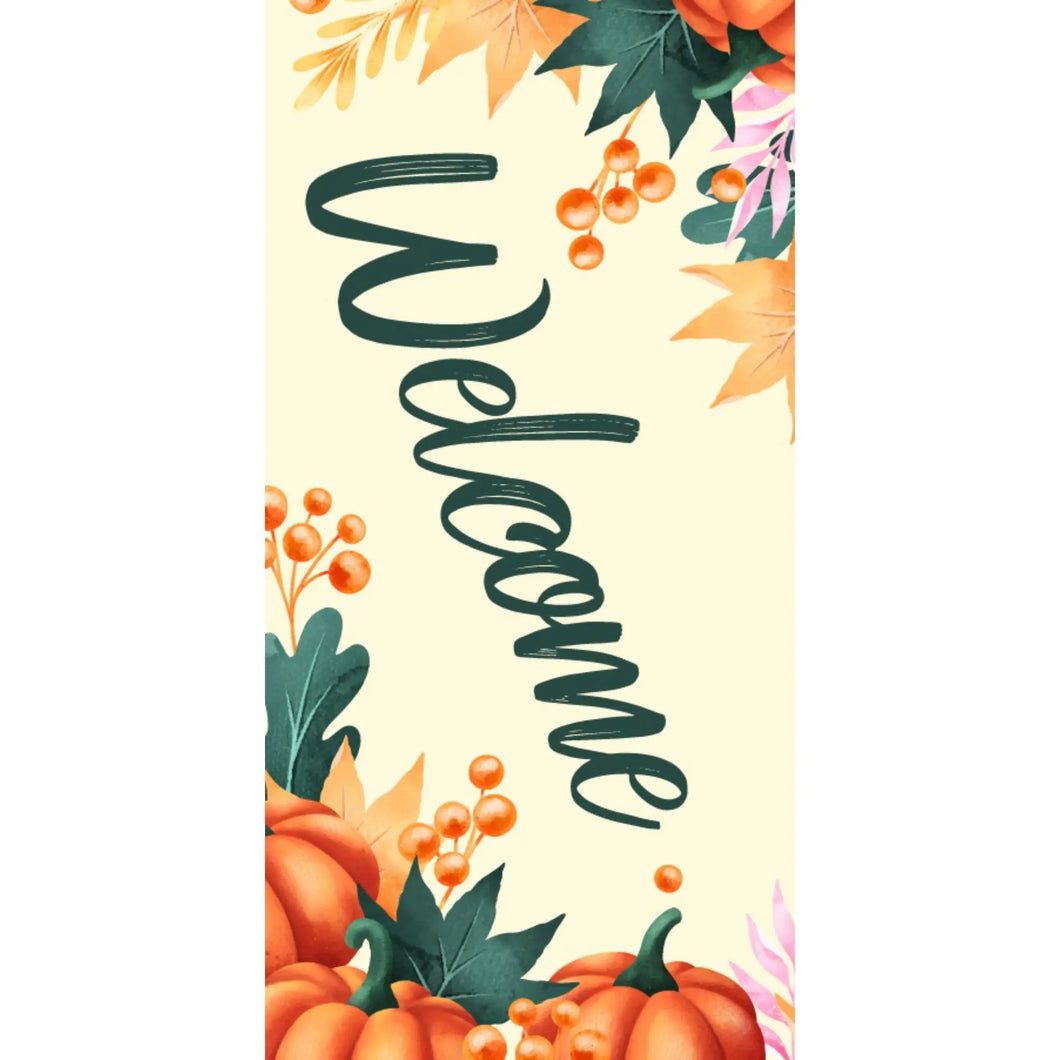 FALL-008 Fall/Autumn Pole Banner