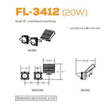 Load image into Gallery viewer, Dual, Overhead Mounting Flashing Beacon | FL-3412