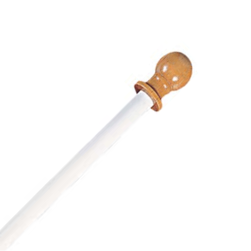 White Fiberglass Flagpole