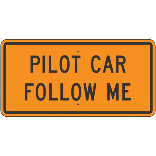 G20-4 Pilot Car Follow Me Sign