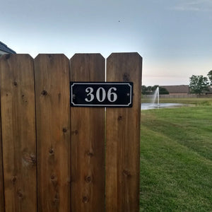 House Number Sign