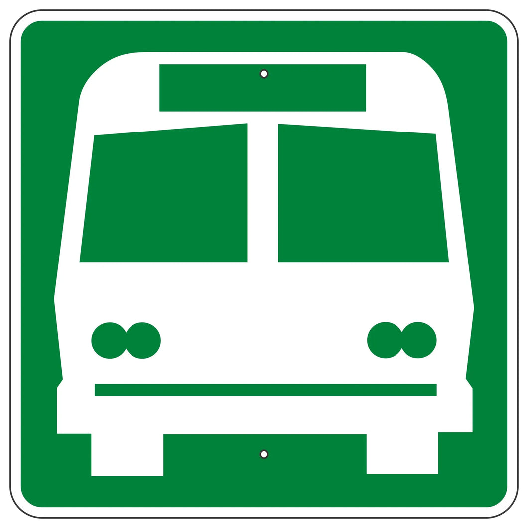 I-6 Bus Station Sign